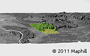 Satellite Panoramic Map of Vapy, desaturated
