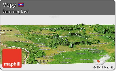 Satellite Panoramic Map of Vapy