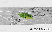 Satellite Panoramic Map of Vapy, lighten, desaturated