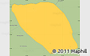 Savanna Style Simple Map of Vapy