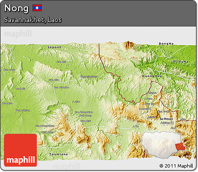 Physical 3D Map of Nong