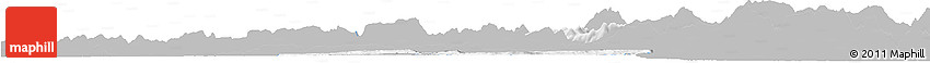 Gray Horizon Map of Nong, single color outside