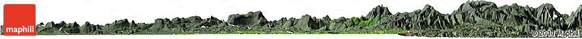 Satellite Horizon Map of Nong, semi-desaturated