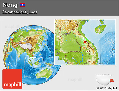Physical Location Map of Nong