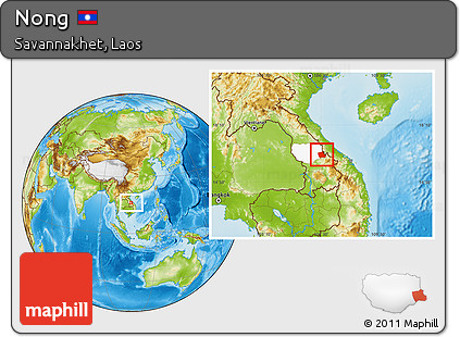 Physical Location Map of Nong, highlighted parent region