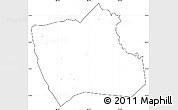 Blank Simple Map of Nong, cropped outside, no labels