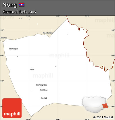 Classic Style Simple Map of Nong