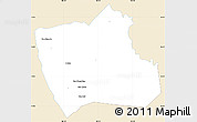 Classic Style Simple Map of Nong, single color outside