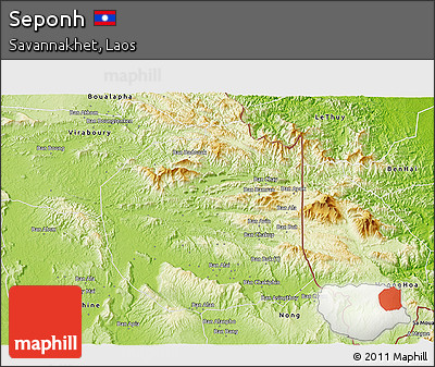 Physical 3D Map of Seponh