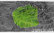 Satellite 3D Map of Seponh, desaturated