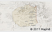Shaded Relief 3D Map of Seponh, lighten