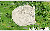 Shaded Relief 3D Map of Seponh, satellite outside