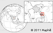 Blank Location Map of Seponh, highlighted country, highlighted parent region, within the entire country