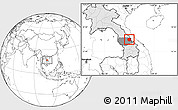 Blank Location Map of Seponh, highlighted country, highlighted parent region