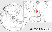 Blank Location Map of Seponh, highlighted parent region