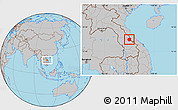 Gray Location Map of Seponh