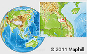 Physical Location Map of Seponh, highlighted parent region