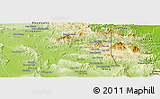 Physical Panoramic Map of Seponh