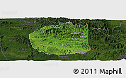Satellite Panoramic Map of Seponh, darken
