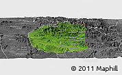 Satellite Panoramic Map of Seponh, desaturated