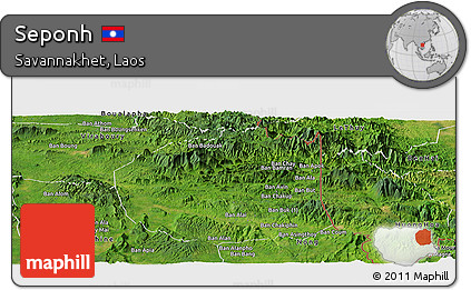 Satellite Panoramic Map of Seponh
