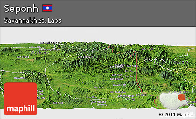 Satellite Panoramic Map of Seponh