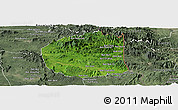 Satellite Panoramic Map of Seponh, semi-desaturated