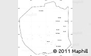 Blank Simple Map of Seponh, cropped outside