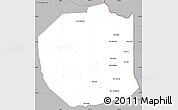 Gray Simple Map of Seponh