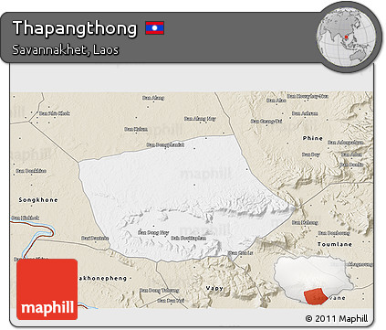 Classic Style 3D Map of Thapangthong