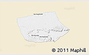 Classic Style 3D Map of Thapangthong, single color outside
