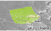 Physical 3D Map of Thapangthong, desaturated