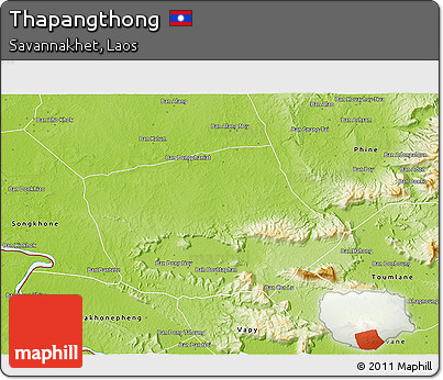 Physical 3D Map of Thapangthong