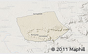 Shaded Relief 3D Map of Thapangthong, lighten