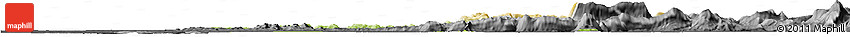 Physical Horizon Map of Thapangthong, darken, desaturated