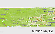 Physical Panoramic Map of Thapangthong