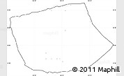 Blank Simple Map of Thapangthong, cropped outside, no labels
