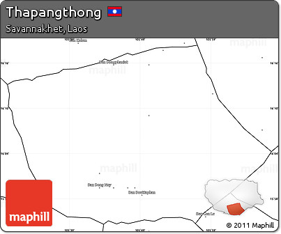 Blank Simple Map of Thapangthong