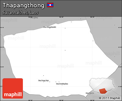 Gray Simple Map of Thapangthong