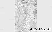 Silver Style 3D Map of Sayabouri