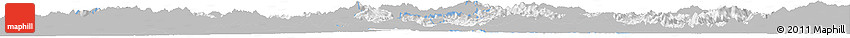 Gray Horizon Map of Sayabouri, single color outside
