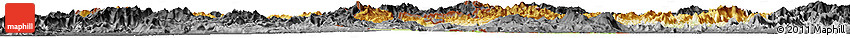 Physical Horizon Map of Sayabouri, darken, desaturated