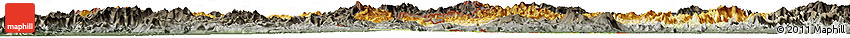 Physical Horizon Map of Sayabouri, darken, semi-desaturated
