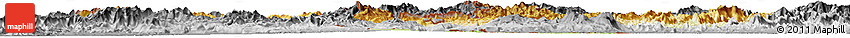 Physical Horizon Map of Sayabouri, desaturated
