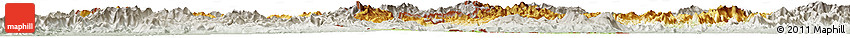 Physical Horizon Map of Sayabouri, lighten, semi-desaturated