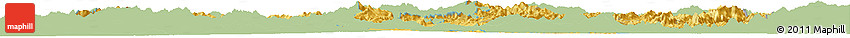 Savanna Style Horizon Map of Sayabouri, single color outside