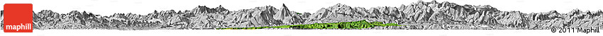 Satellite Horizon Map of Ngeune, lighten, desaturated