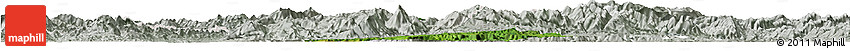 Satellite Horizon Map of Ngeune, lighten, semi-desaturated
