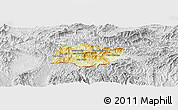 Physical Panoramic Map of Ngeune, lighten, desaturated