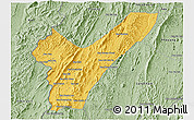 Savanna Style 3D Map of Pak Lay